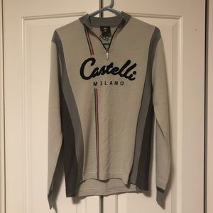 Men’s L Castelli Wool Cycling Jersey Vintage